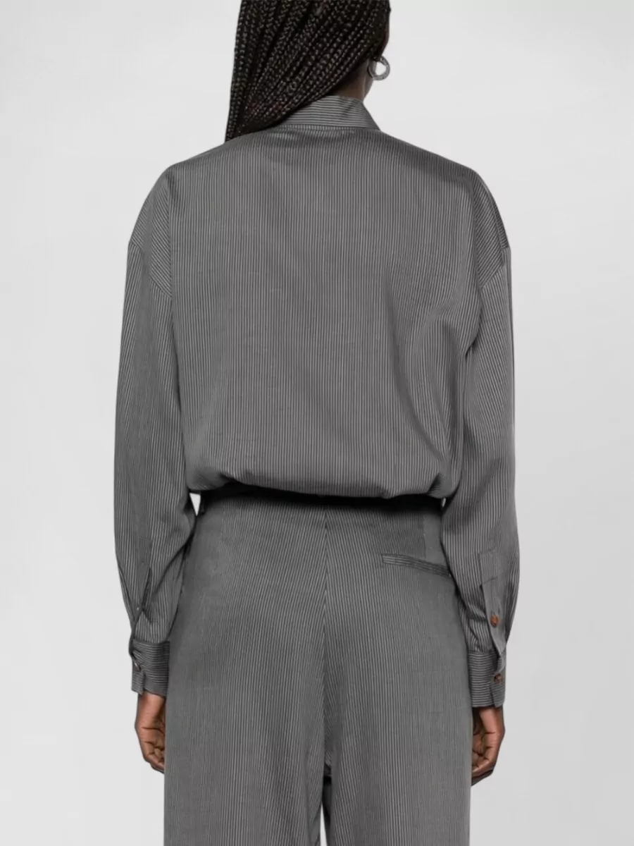Alysi Pinstriped Long Jumpsuit