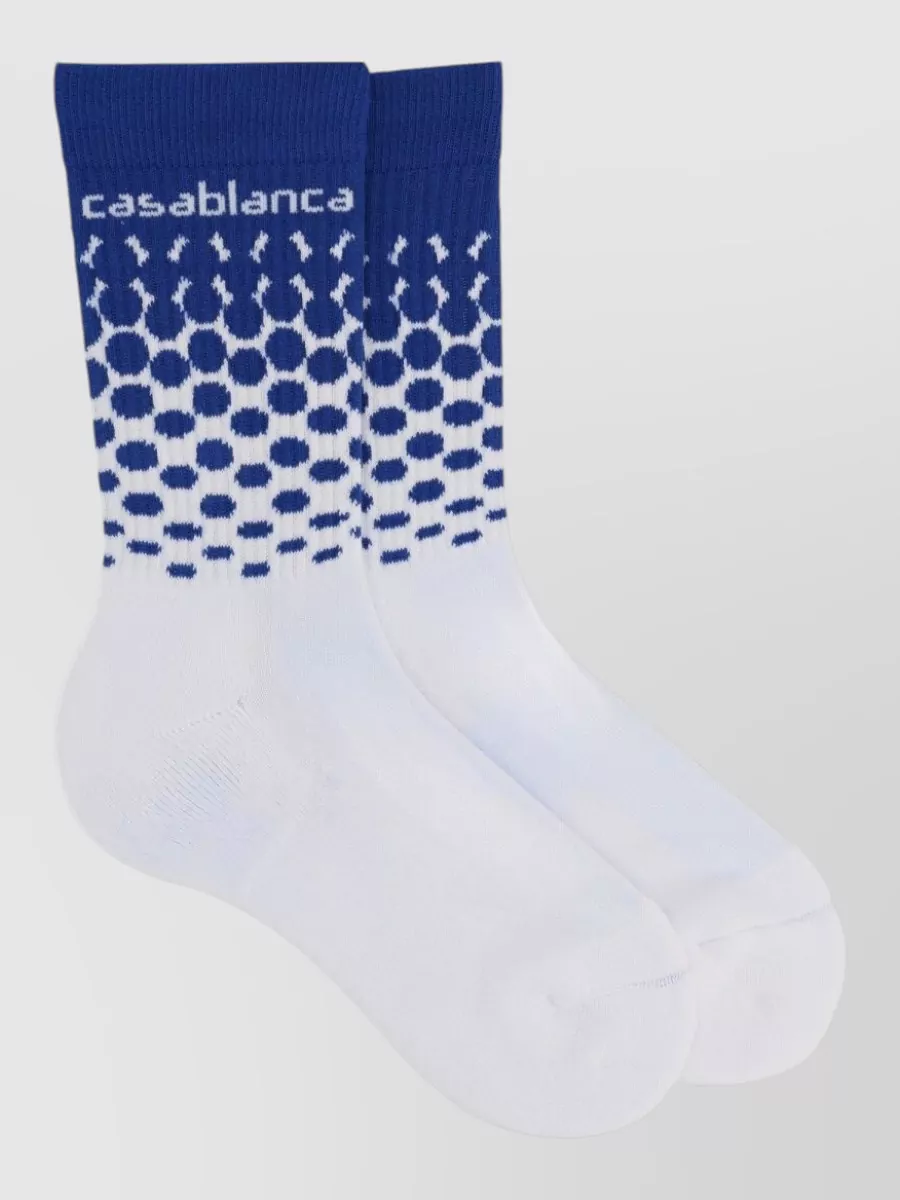 Casablanca logo socks