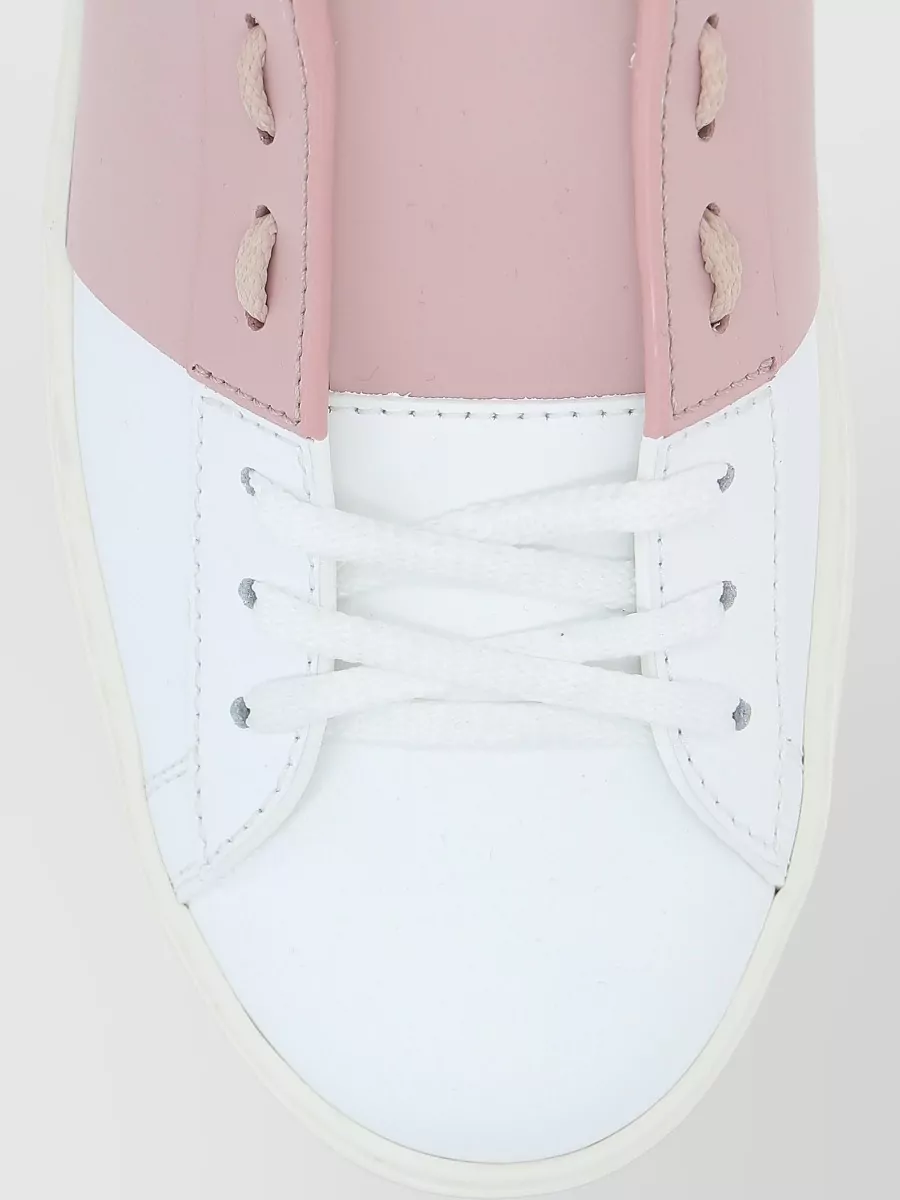 Valentino Garavani Signature Band Low Top Leather Sneakers