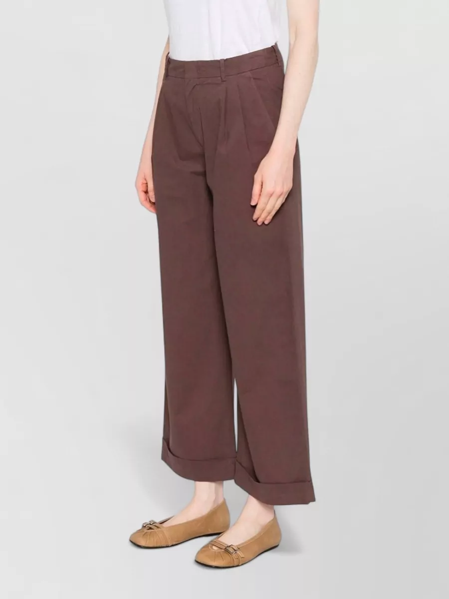 Cellar Door Pleated Wide-Leg Trousers