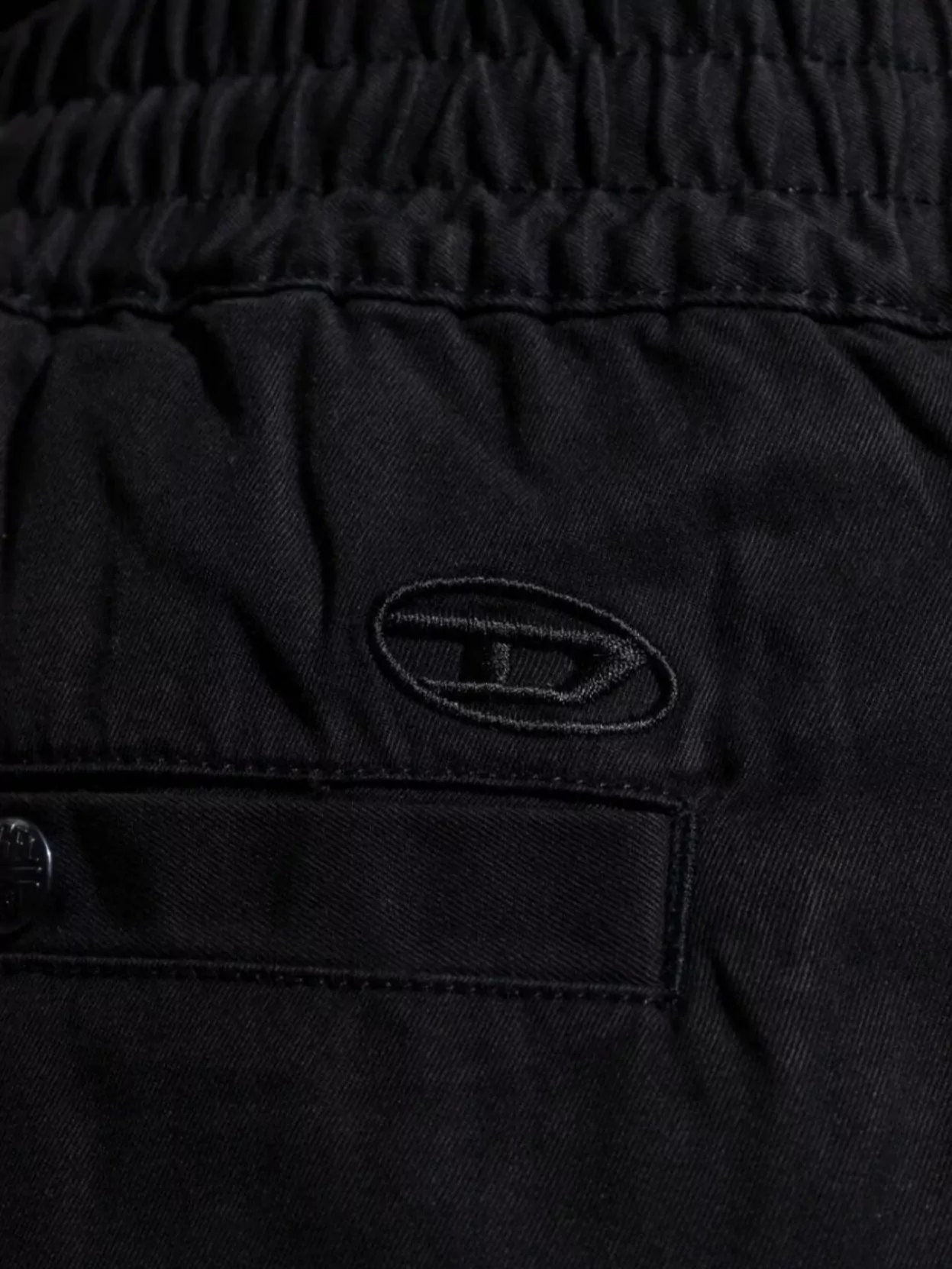 Diesel Cargo Pocket Elastic Waistband Trousers