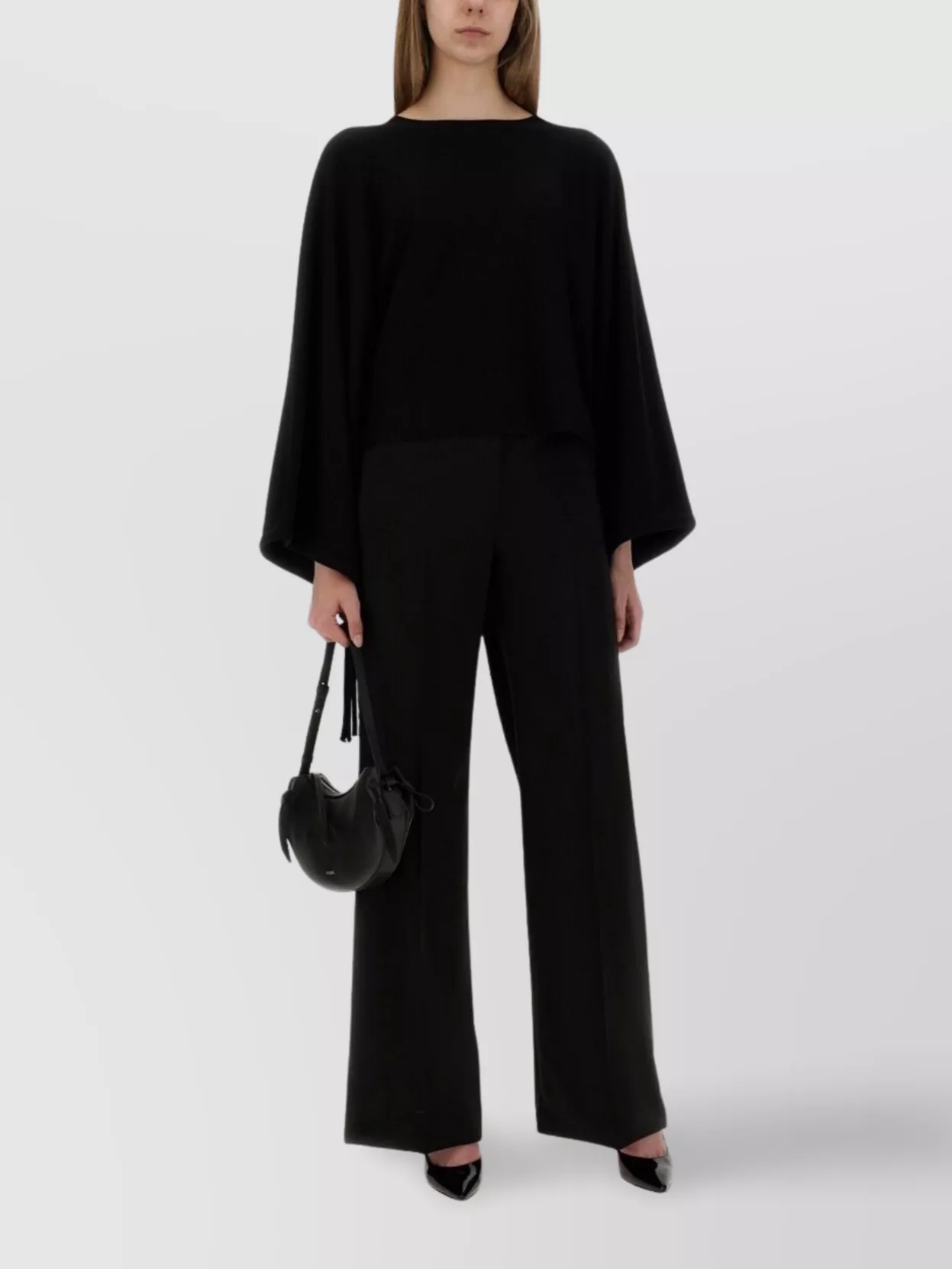 Max Mara Wide Leg Trousers And Pockets
