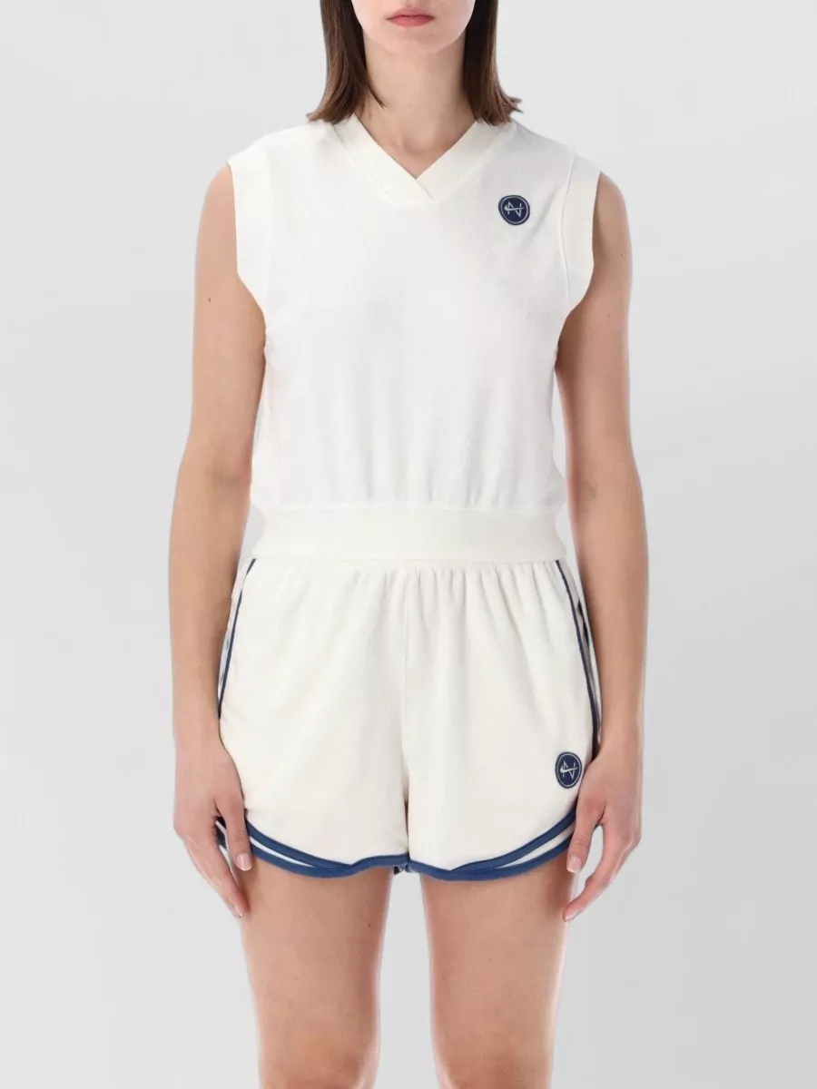 Nike Ribbed v-neck sleeveless tank top