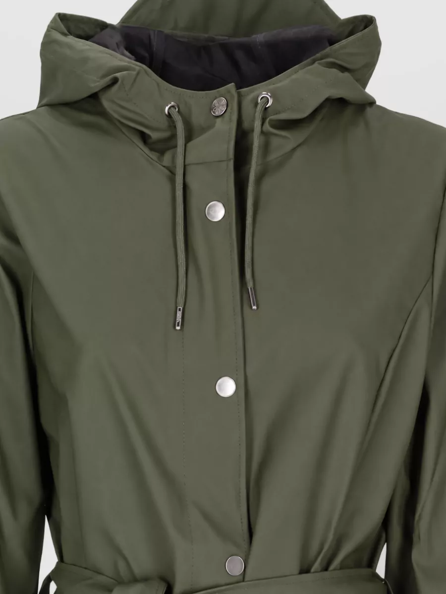 Rains Hooded Belted Raincoat