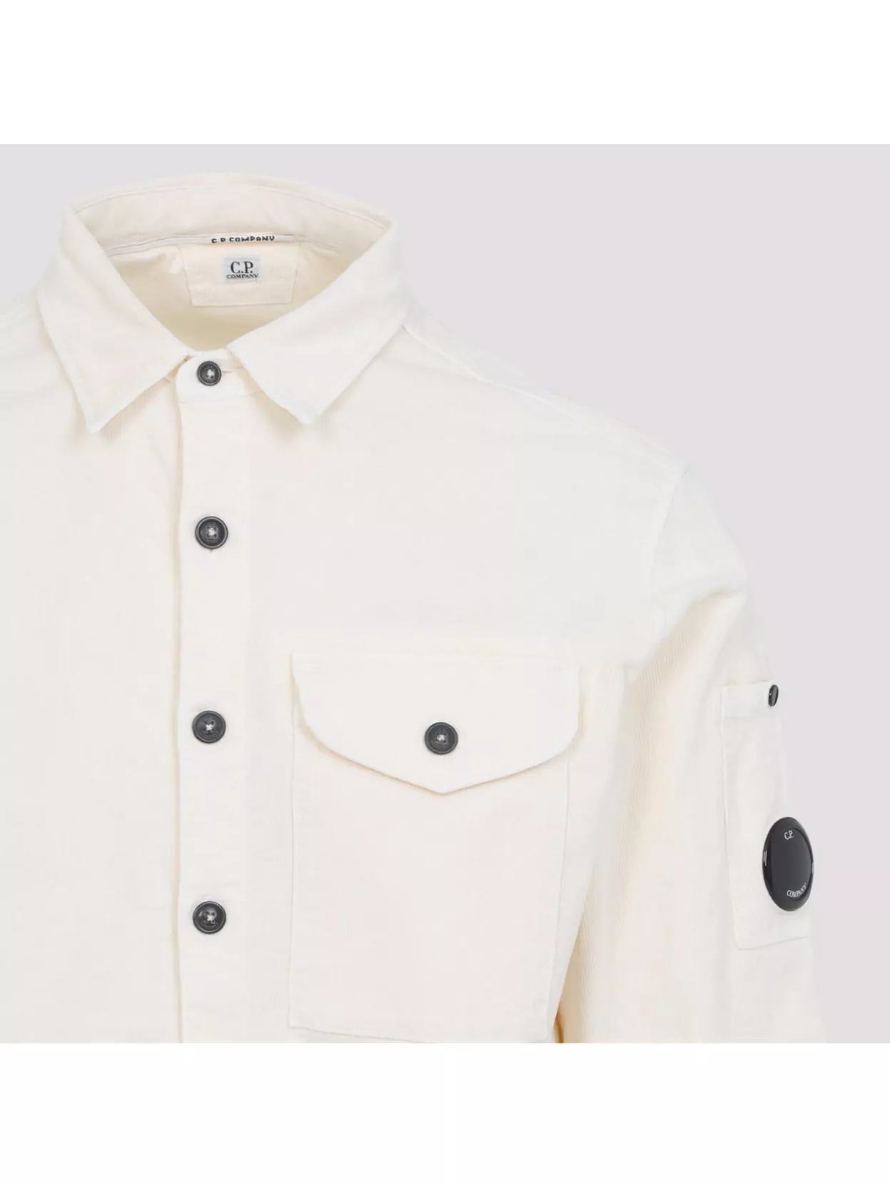 C.p. Company Ls Corduroy Shirt Front Pocket