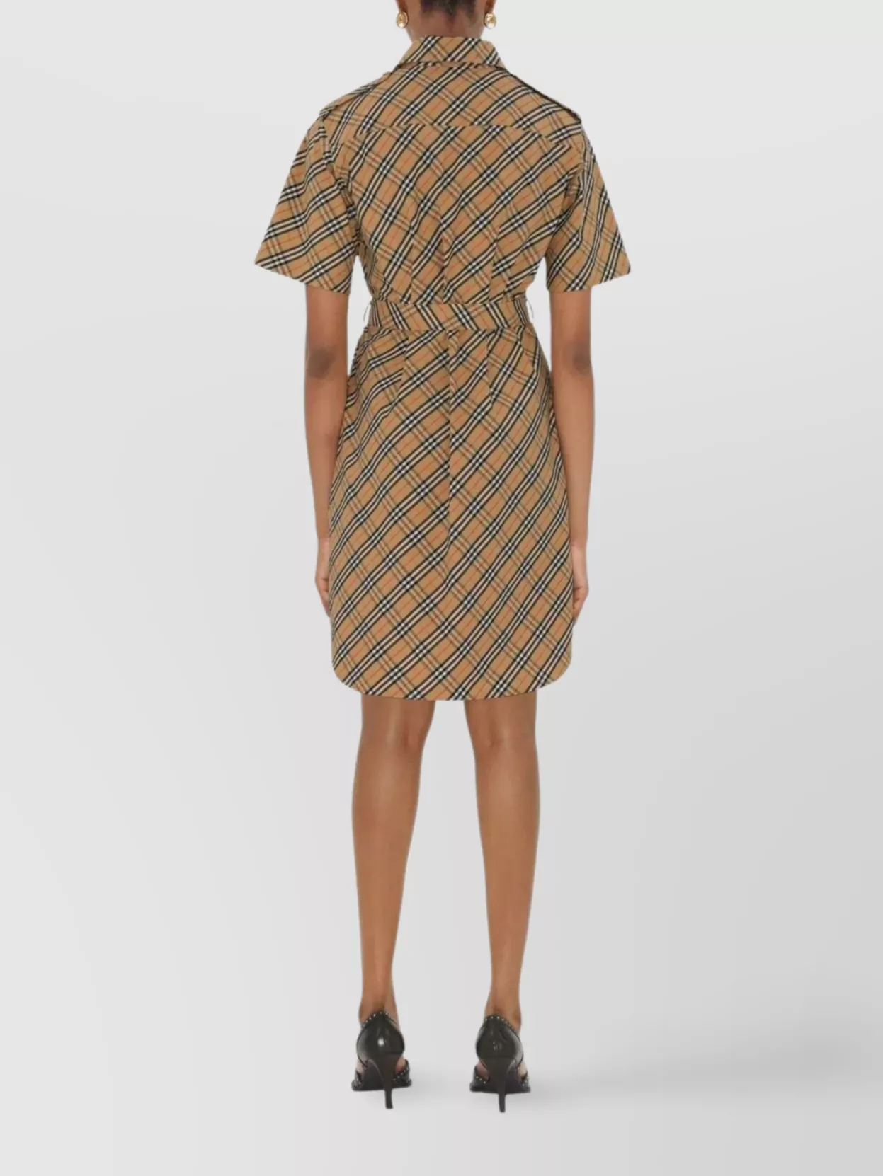 Burberry Check Cotton Shirt Dress