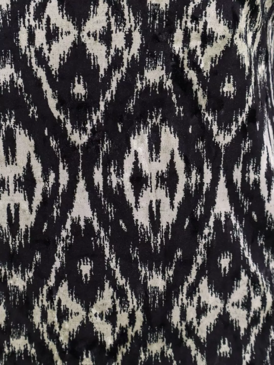 Pierre Louise Mascia Geometric Pattern High Neck Knit Sweater