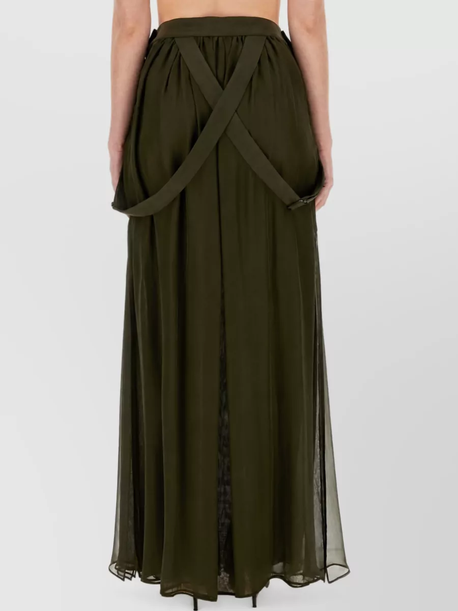 Max Mara Silk High-Rise Skirt
