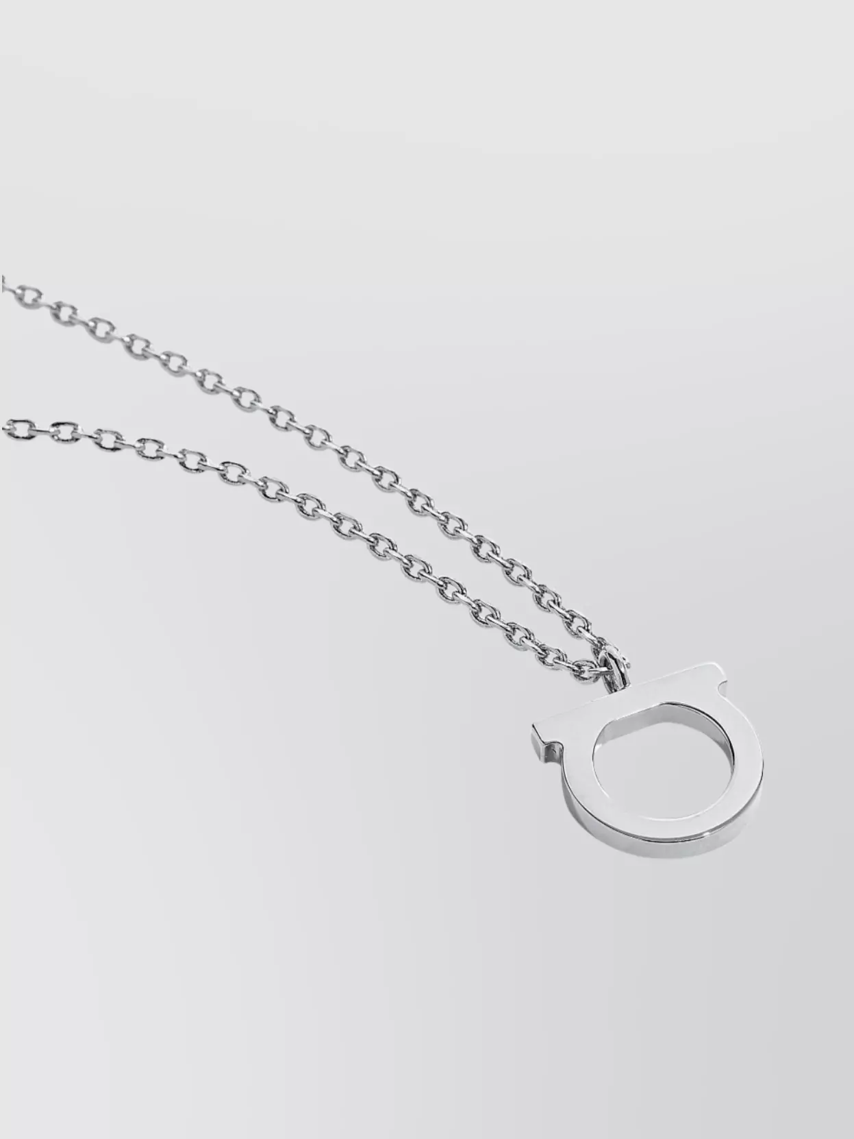 Ferragamo Adjustable Chain Pendant Necklace