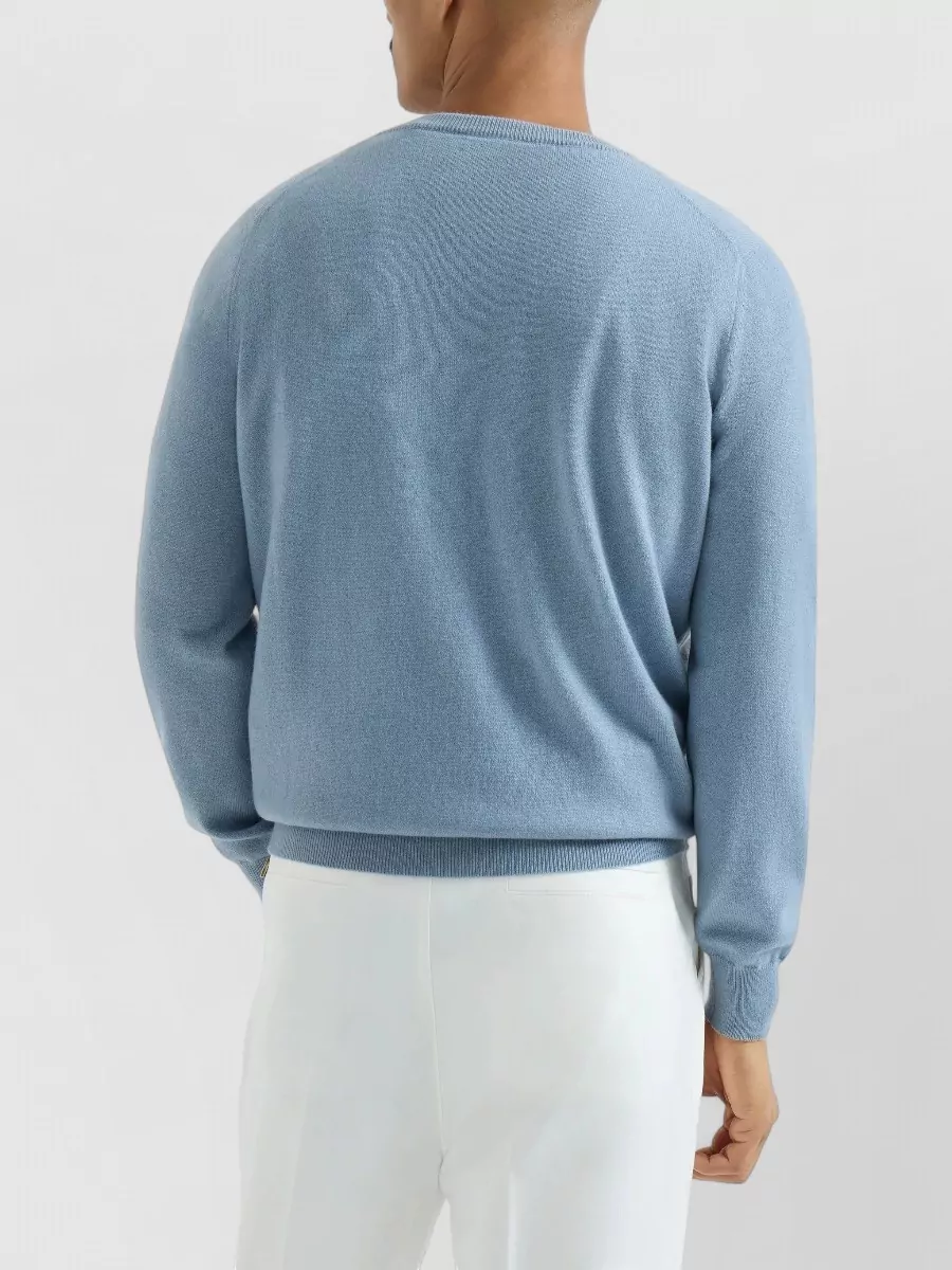 Brunello Cucinelli Crew Neck Knitwear Long Sleeve Sweater