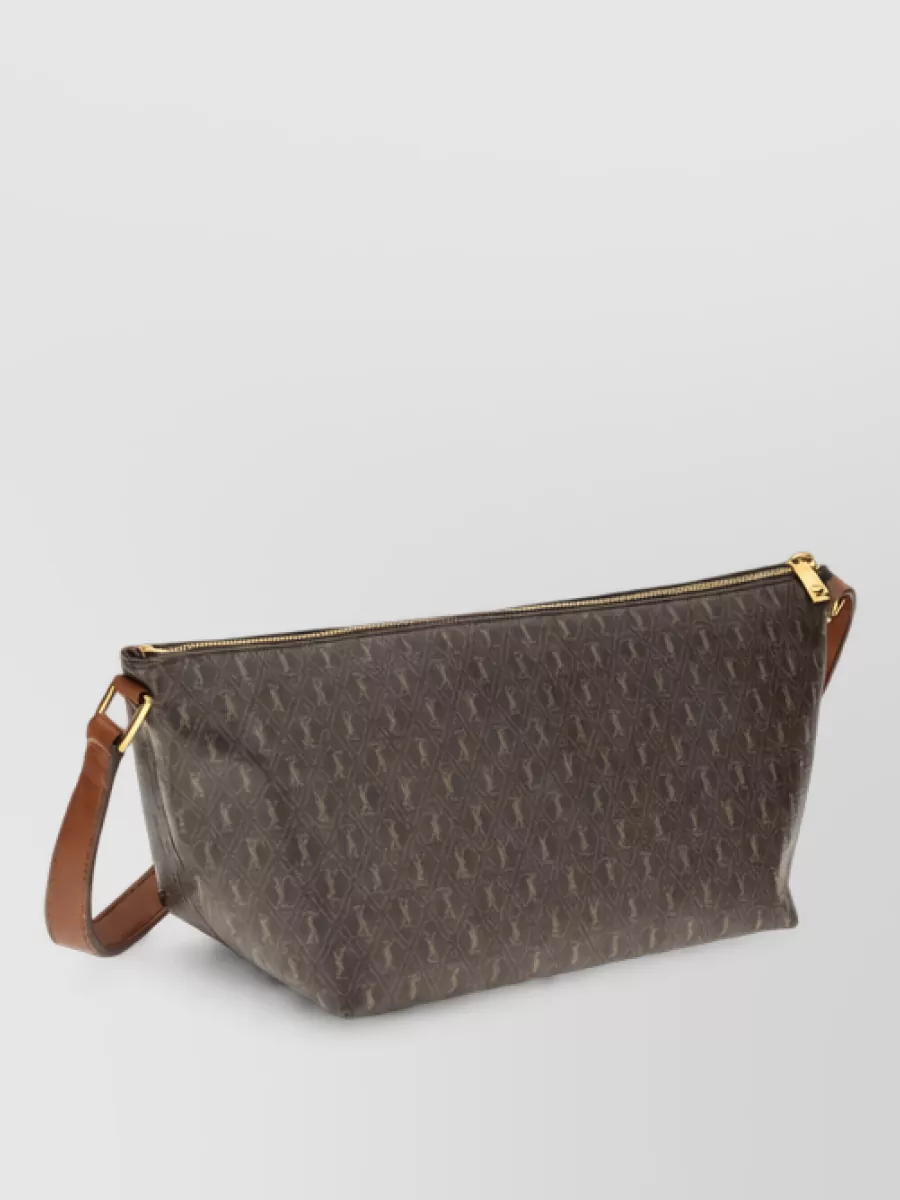 Saint Laurent leather clutch bag
