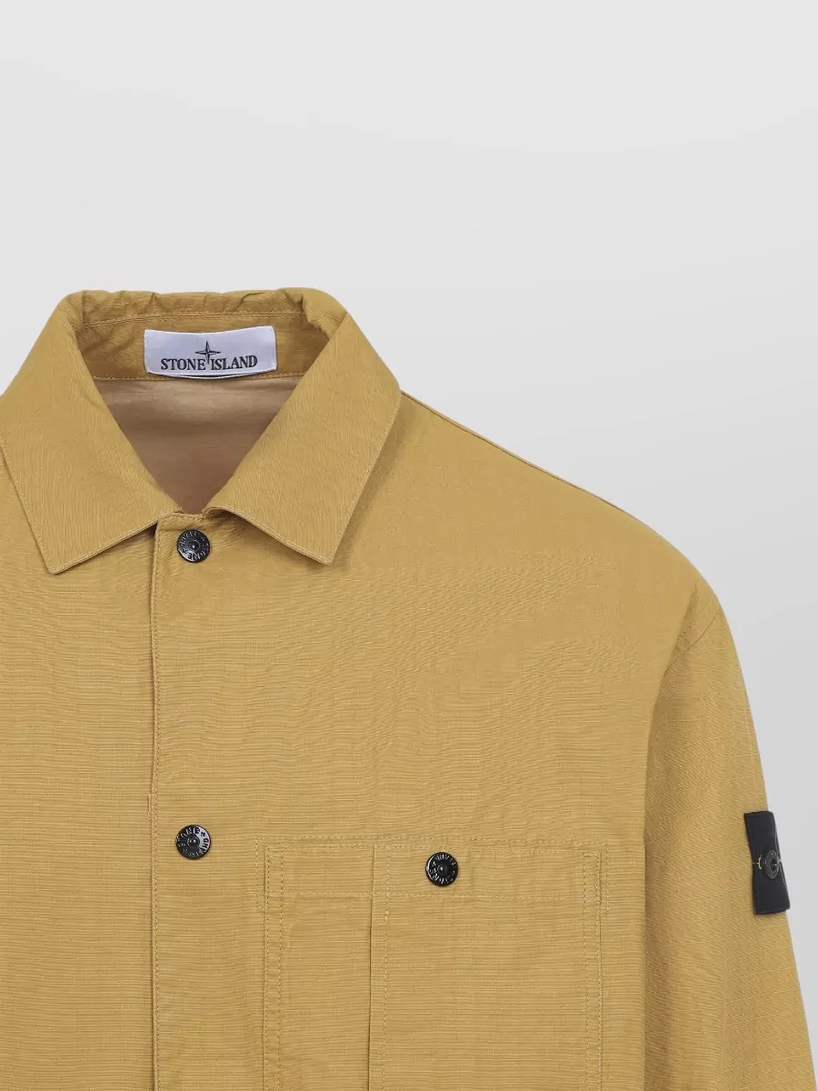 Stone Island Cotton Relaxed-Fit Shirt Jacket