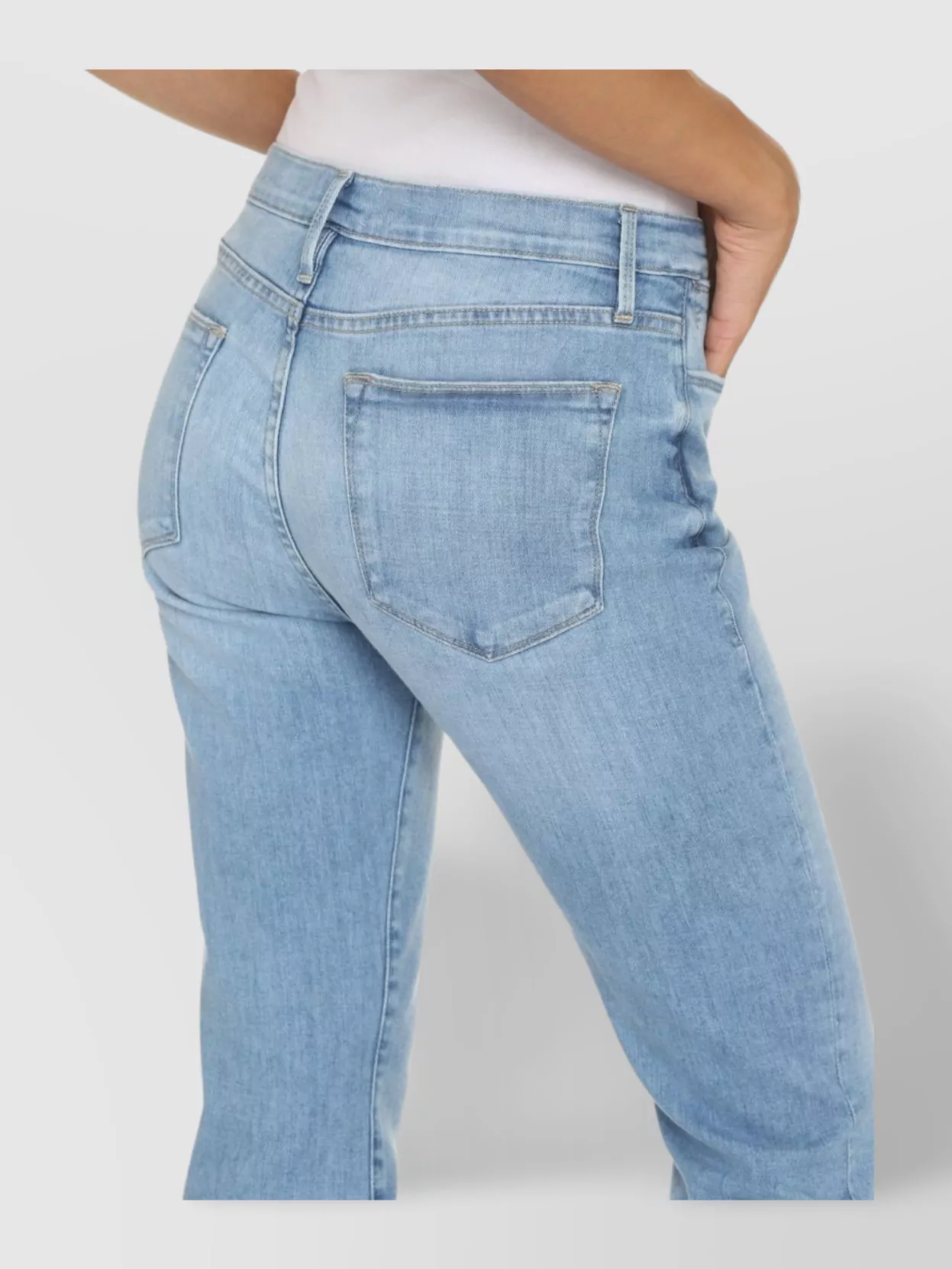 Frame Le High Ankle Straight Leg Jeans