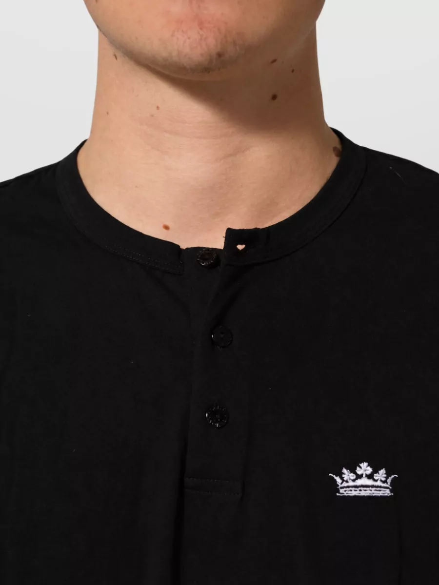 Dolce&Gabbana Short-Sleeve Henley T-Shirt