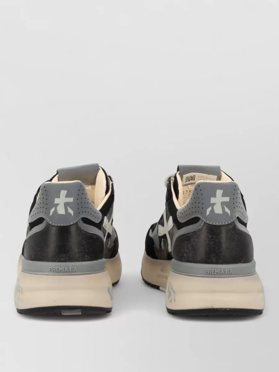 Premiata Leather Low-Top Sneakers
