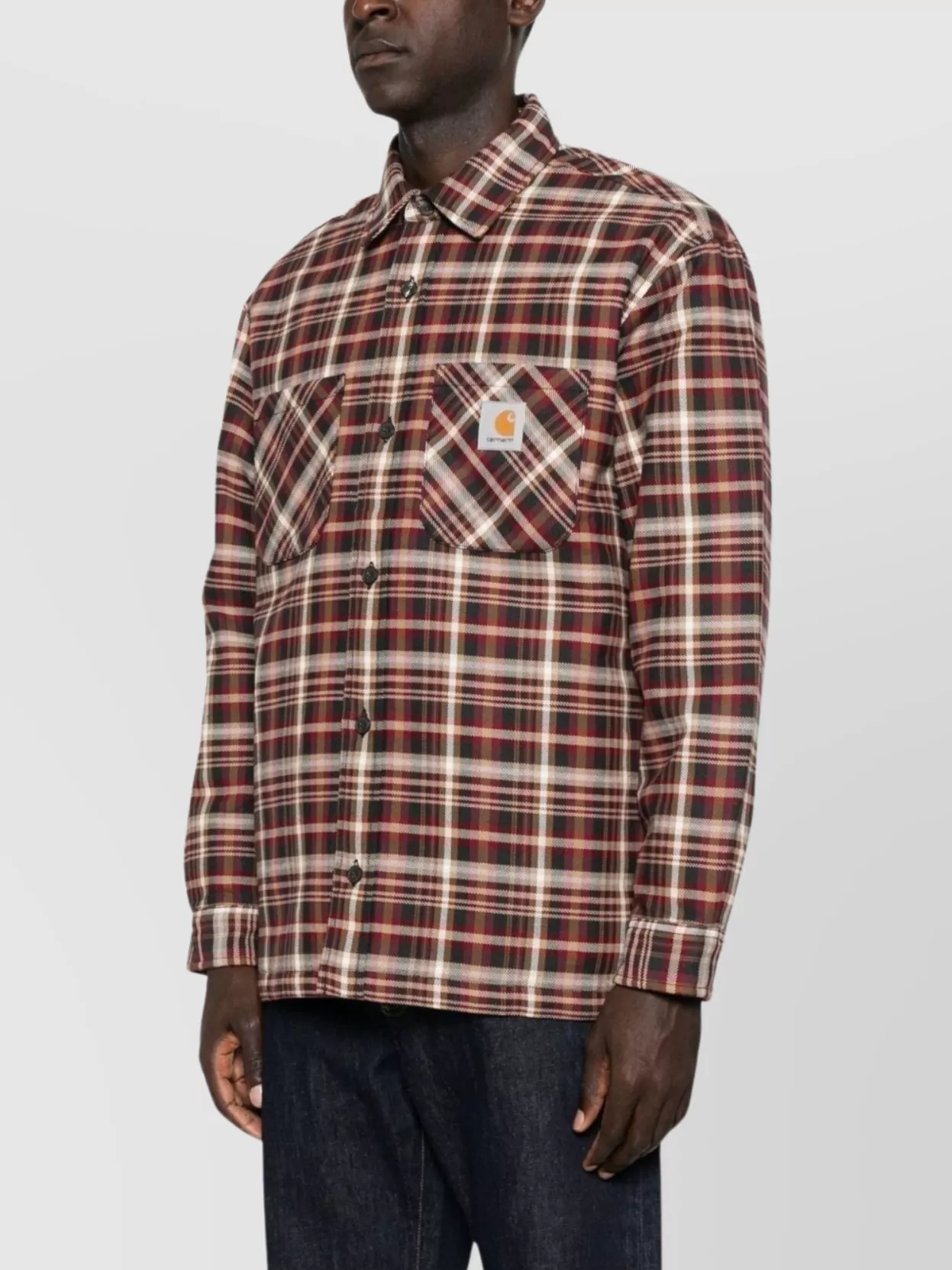Carhartt Wip Plaid Pattern Long Sleeve Shirt Jacket