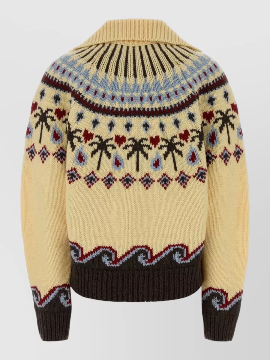 Alanui Embroidered Wool Cardigan