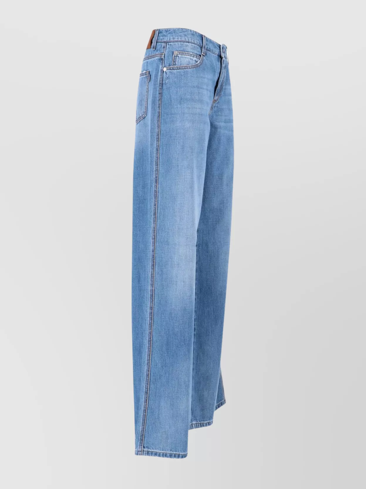 Ermanno Scervino Straight Leg Trousers Belt Loops