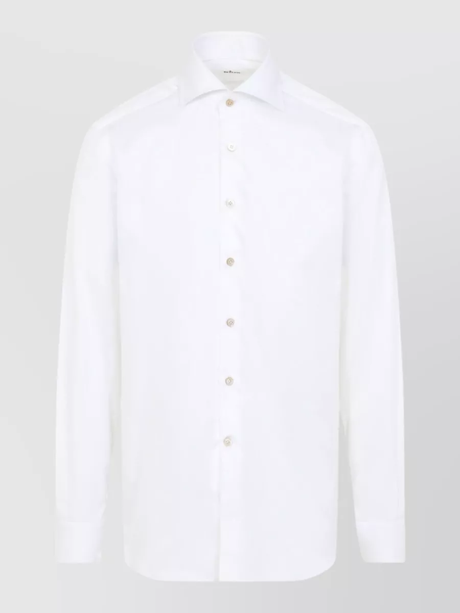 Kiton Cotton Long-Sleeve Shirt