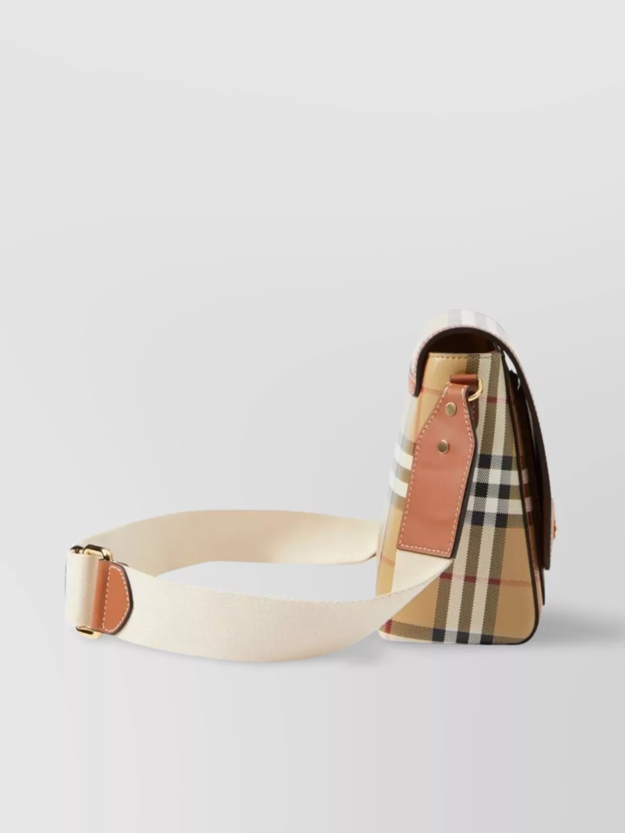 Burberry Medium Note Coated Canvas Crossbody Bag