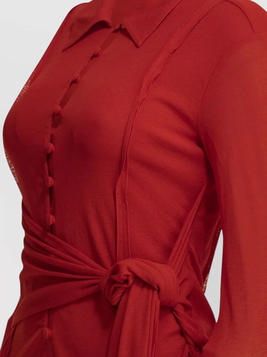 Ganni Buttoned Polo Shirt