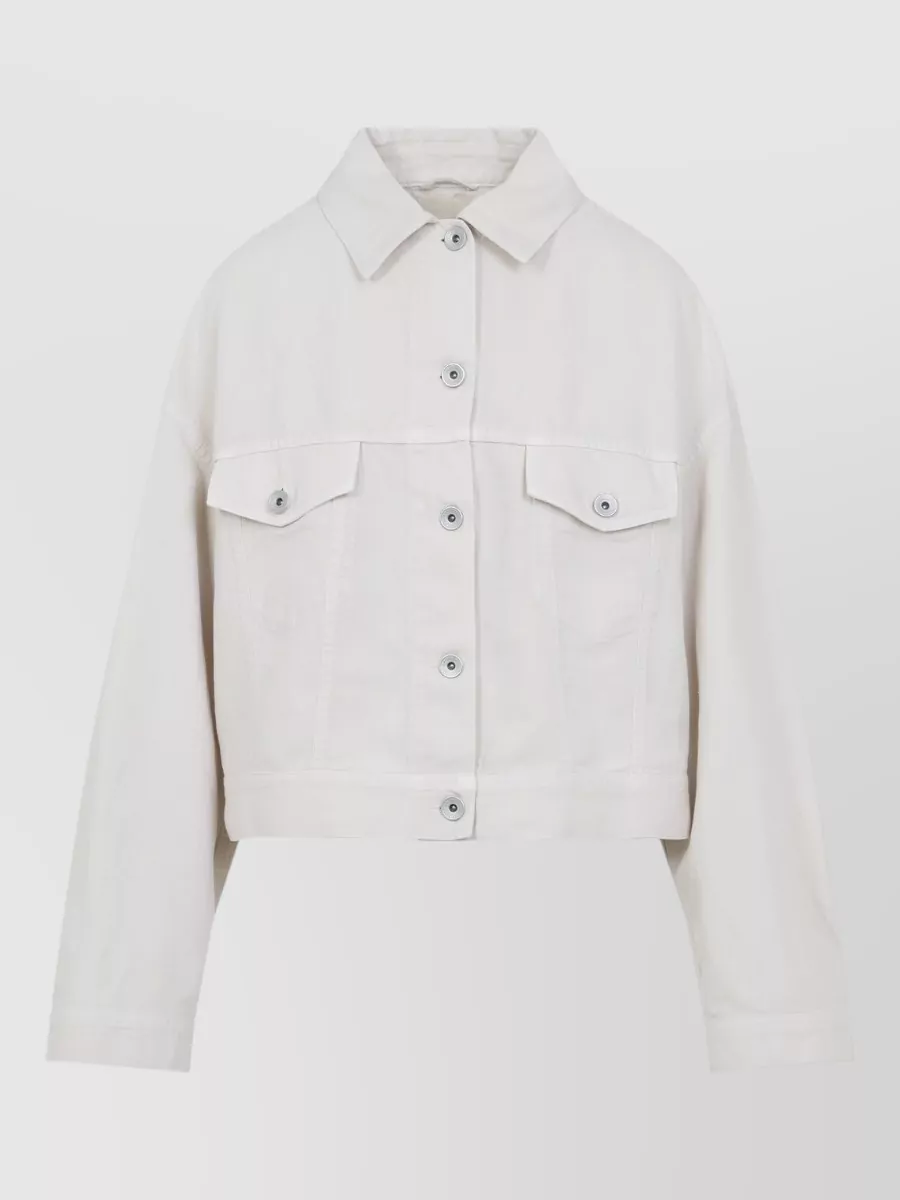 Brunello Cucinelli Short Bull Jacket Adjustable Hem