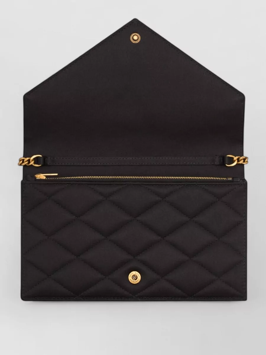 Saint Laurent Cassandre Viscose Clutch Bag