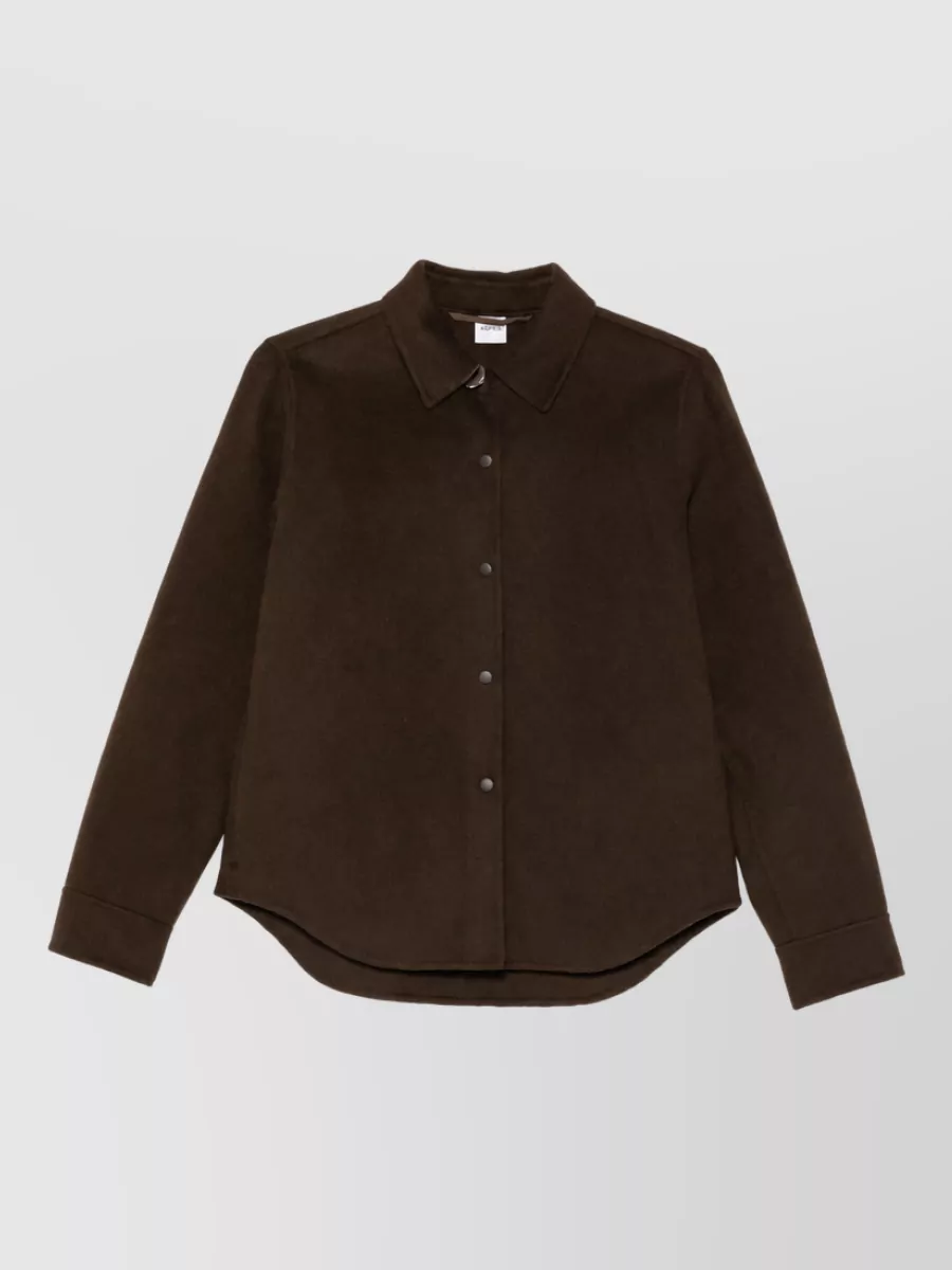 Aspesi wool fitted jacket