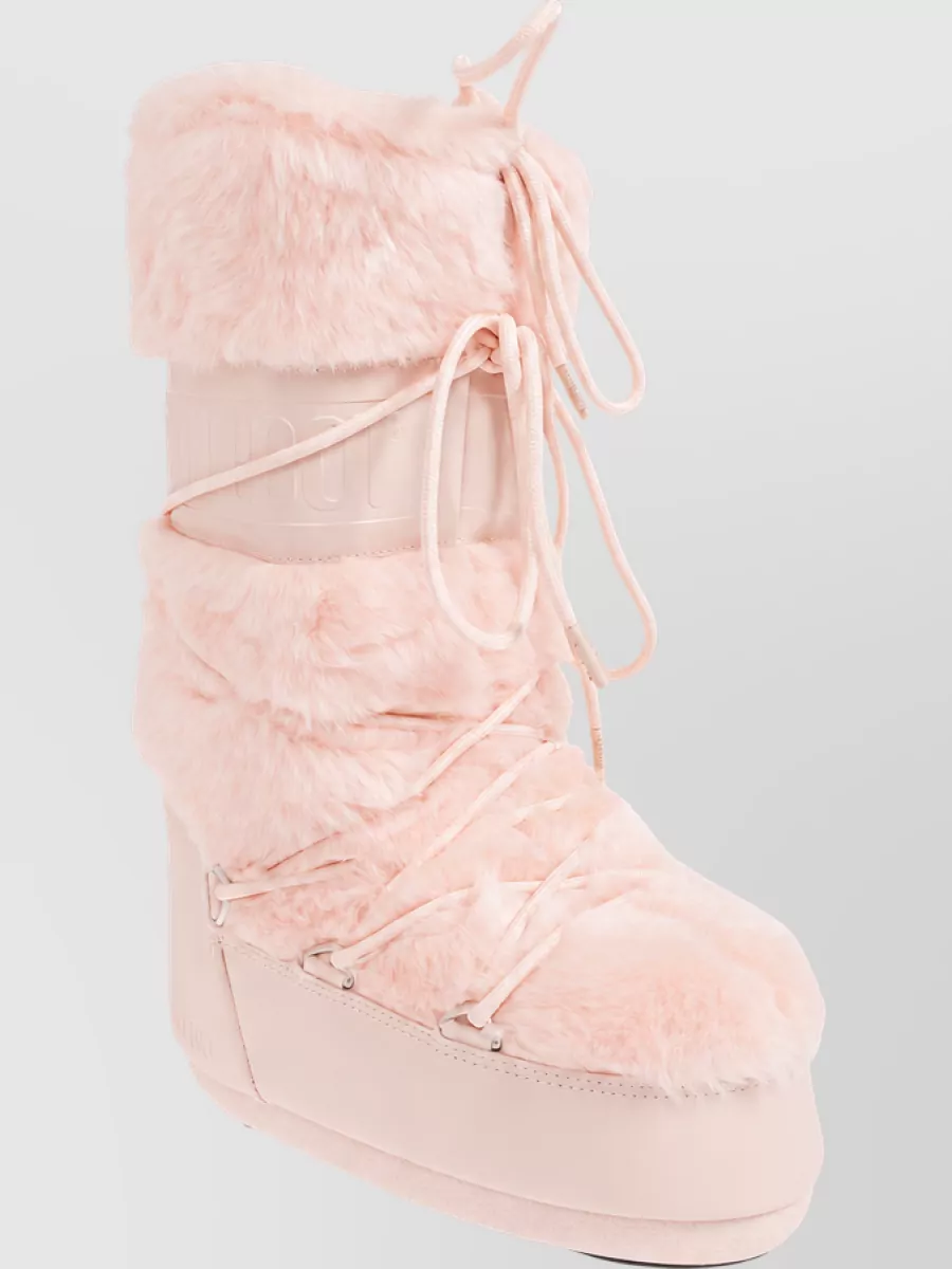 Moon Boot Faux Fur Snow Boots