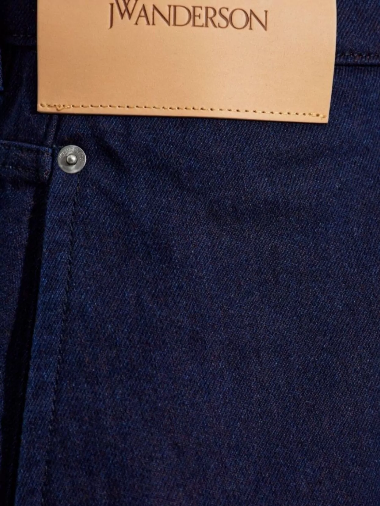 Jw Anderson Straight Trousers With Patch Pocket And Stitch Detailing