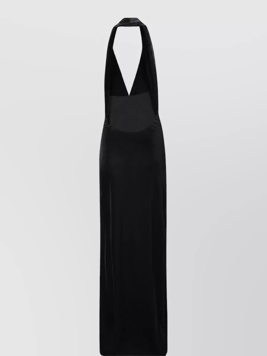Amazuìn velvet maxi dress