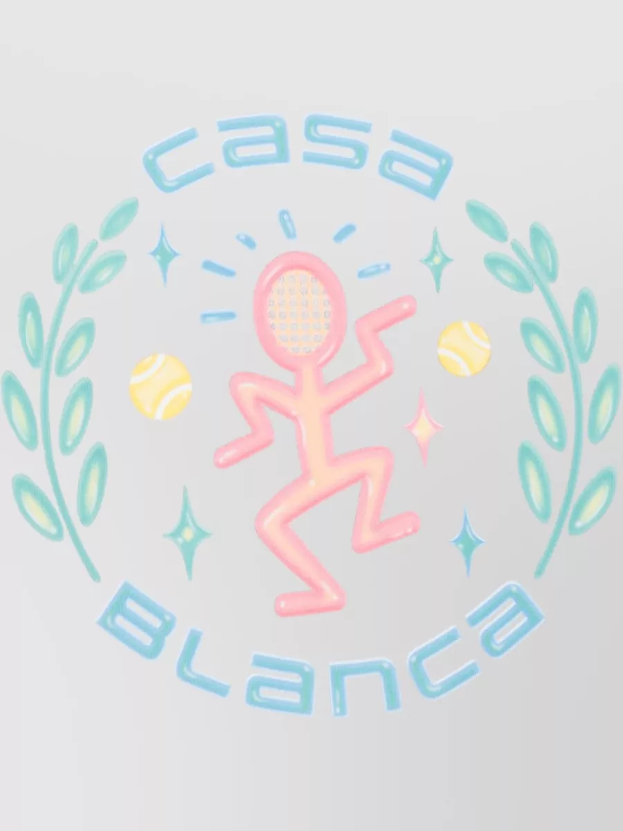 Casablanca Printed Cotton Short-Sleeve T-Shirt