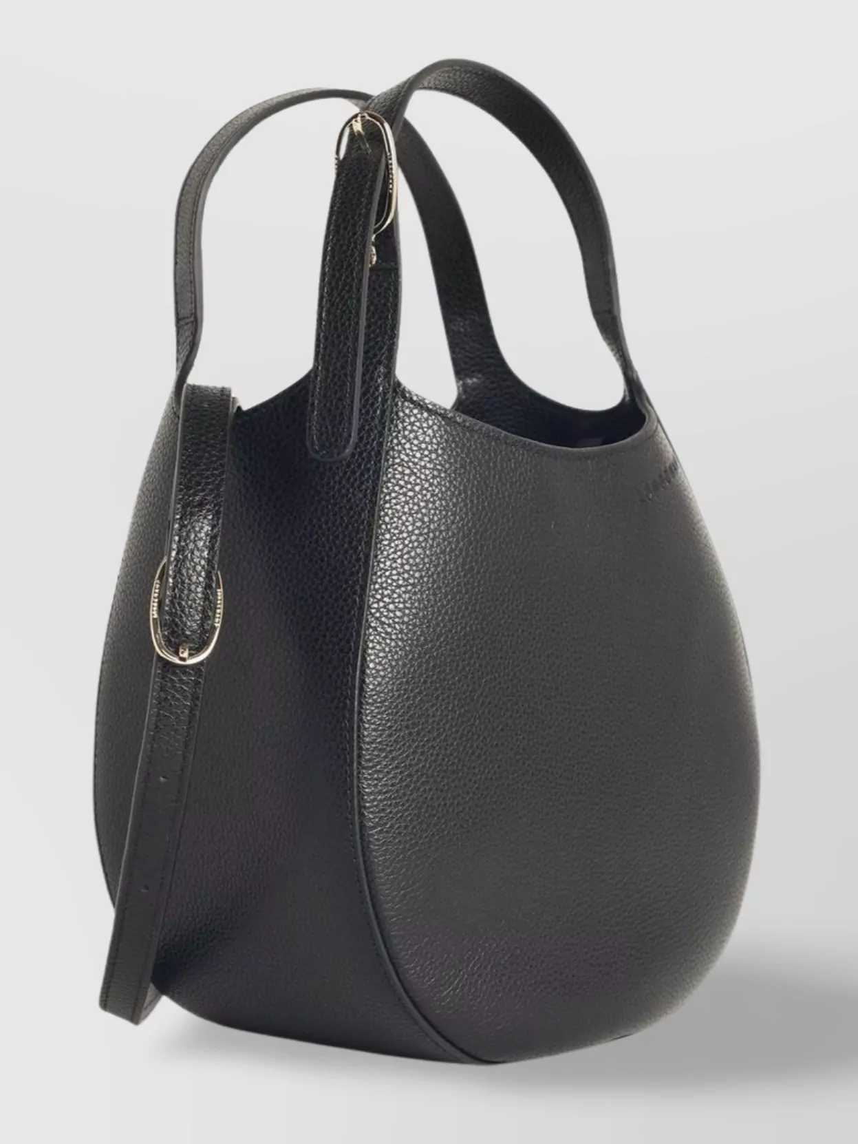 Longchamp 'The Foulonné' Pebbled Leather Bag
