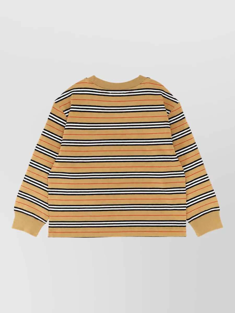 Burberry Striped Cotton Long-Sleeve Jumper