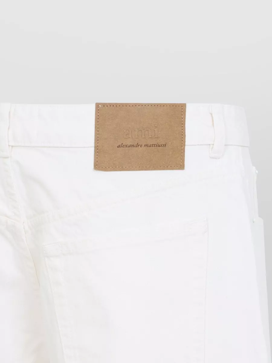 Ami Paris Cotton Wide-Leg Jeans