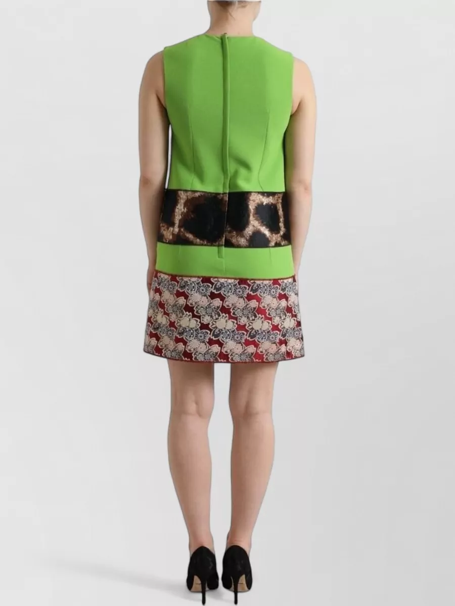 Dolce&Gabbana Paneled Sleeveless Mini Dress