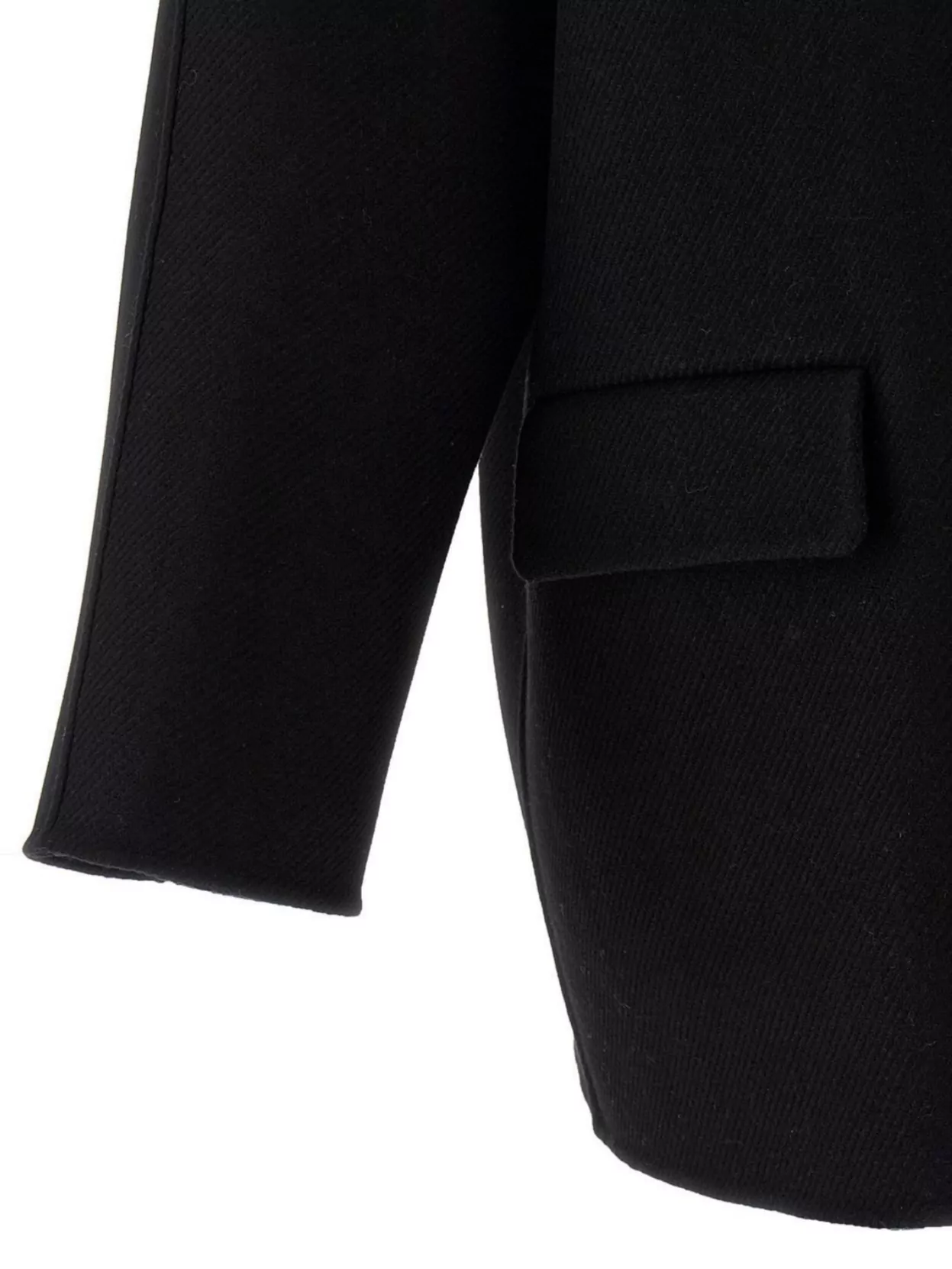 The Row Double-Breasted Coat Featuring Front Pockets