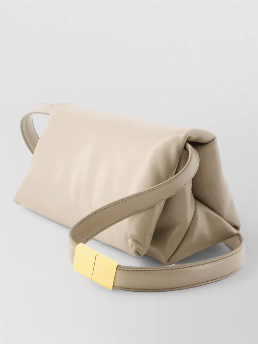 Marni Prisma Small Leather Shoulder Bag