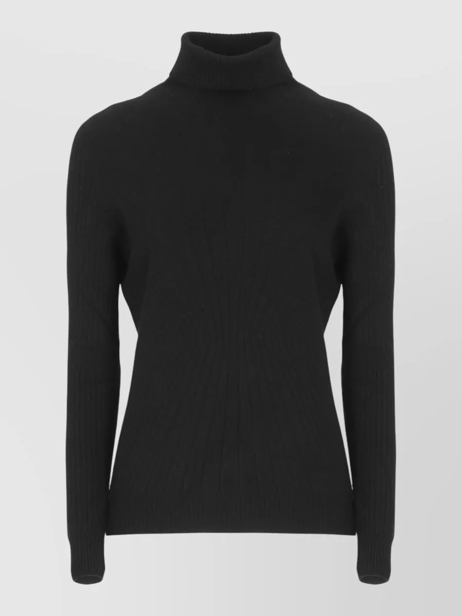 D.exterior Cashmere-Blend Crewneck Long-Sleeve Knitted Dress