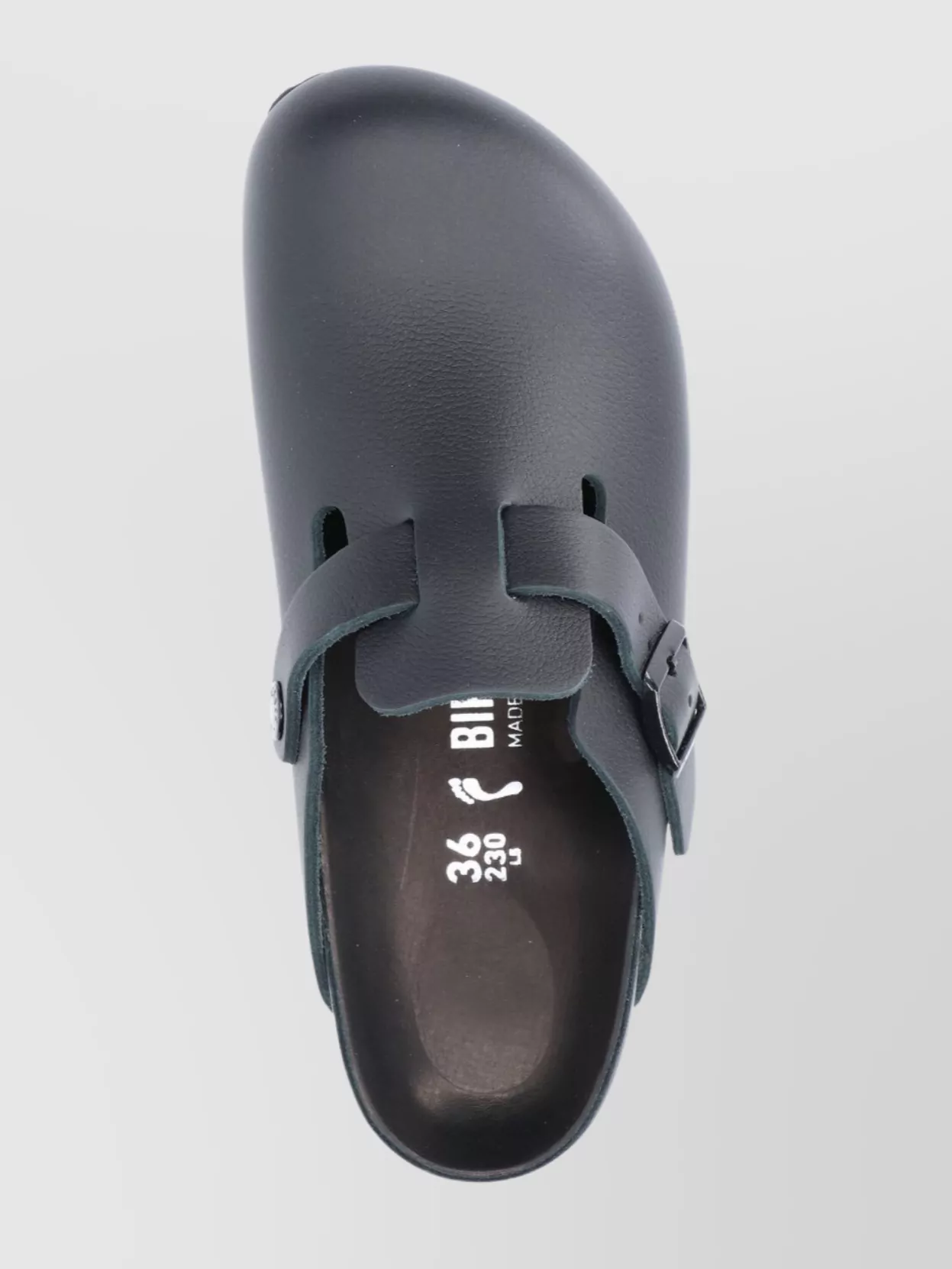 Birkenstock Buckle Detail Mules With Closed Back In Blue