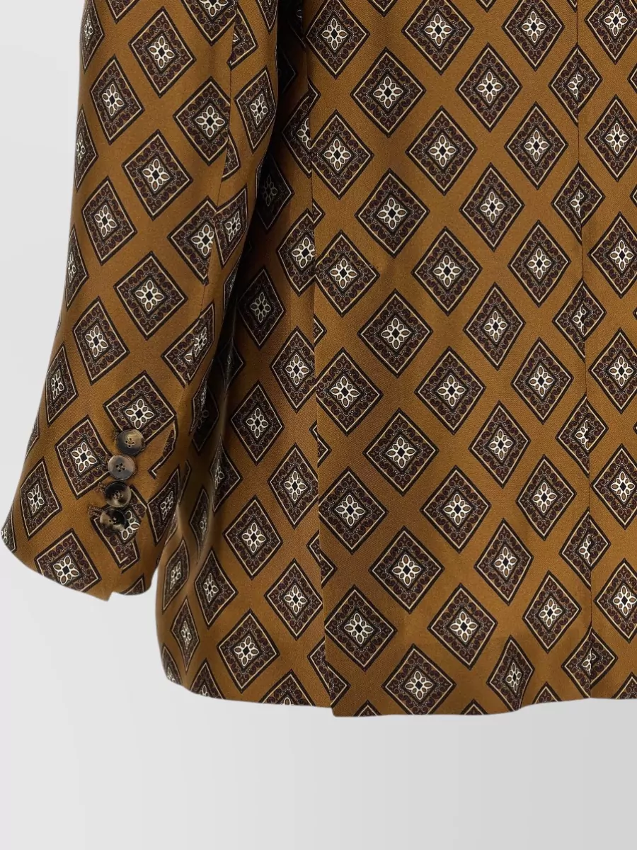 Alberto Biani Silk Double-Breasted Blazer