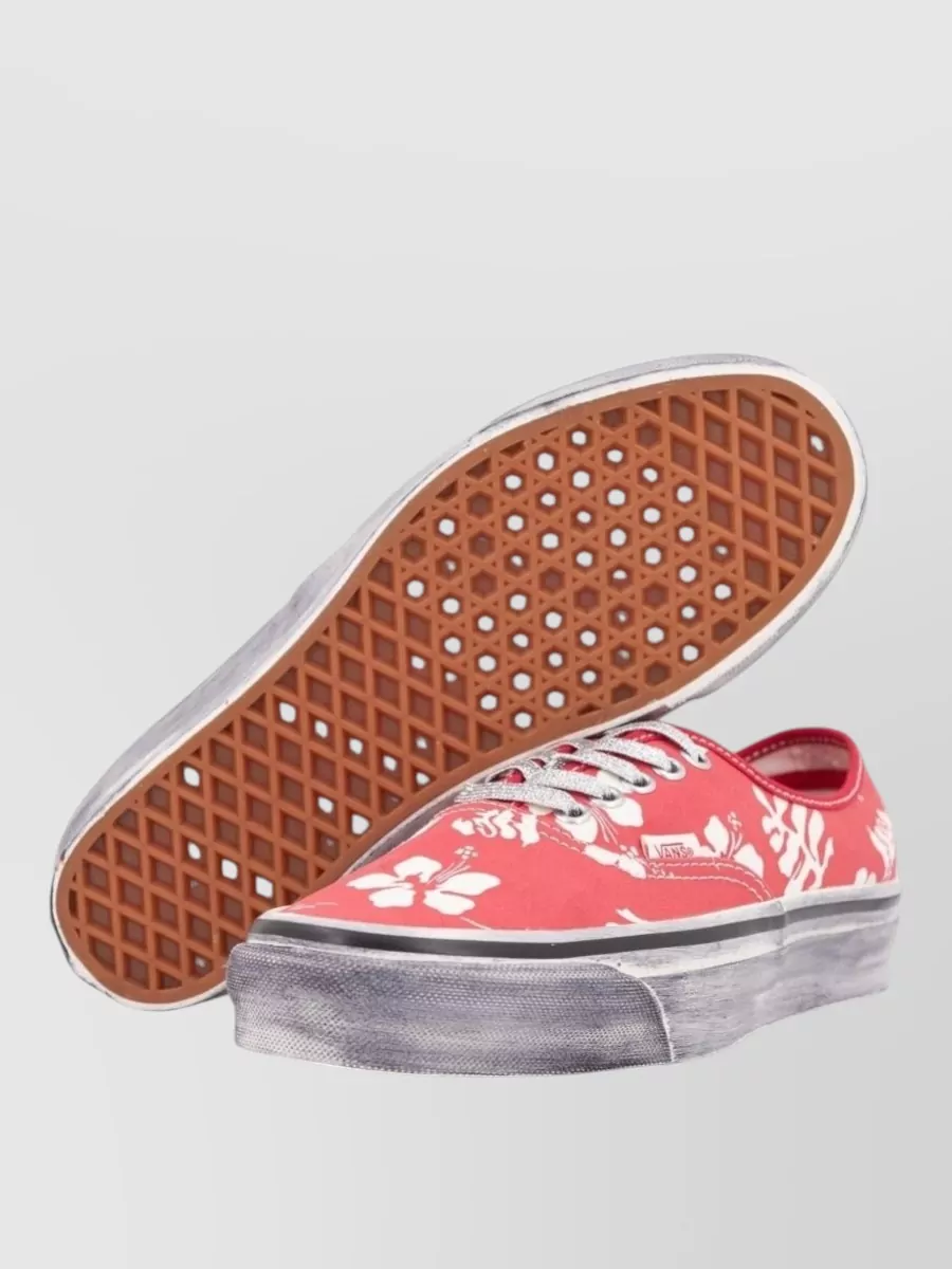 Vans Floral-Print Canvas Low-Top Sneakers