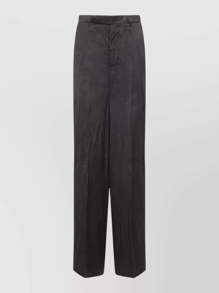 Rick Owens cupro wide-leg trousers