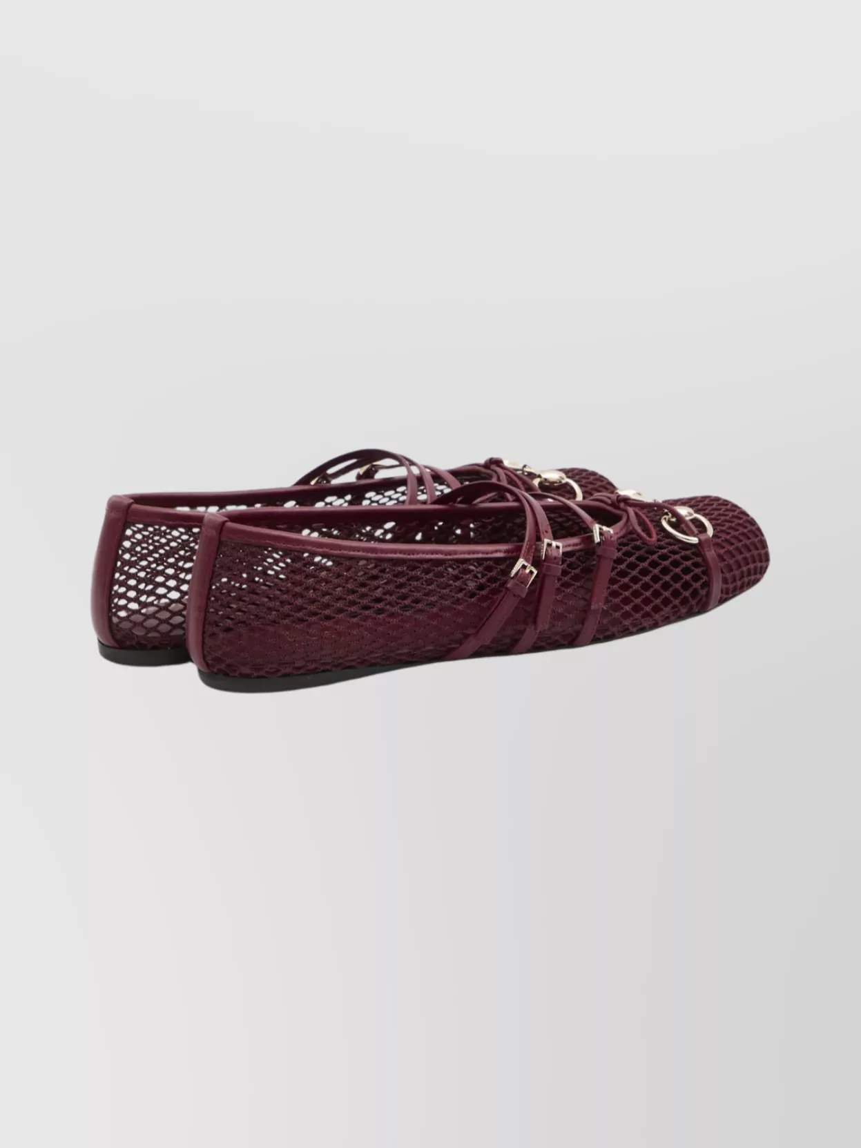 Gucci Horsebit Ballerina Flats Leather Bow Detail