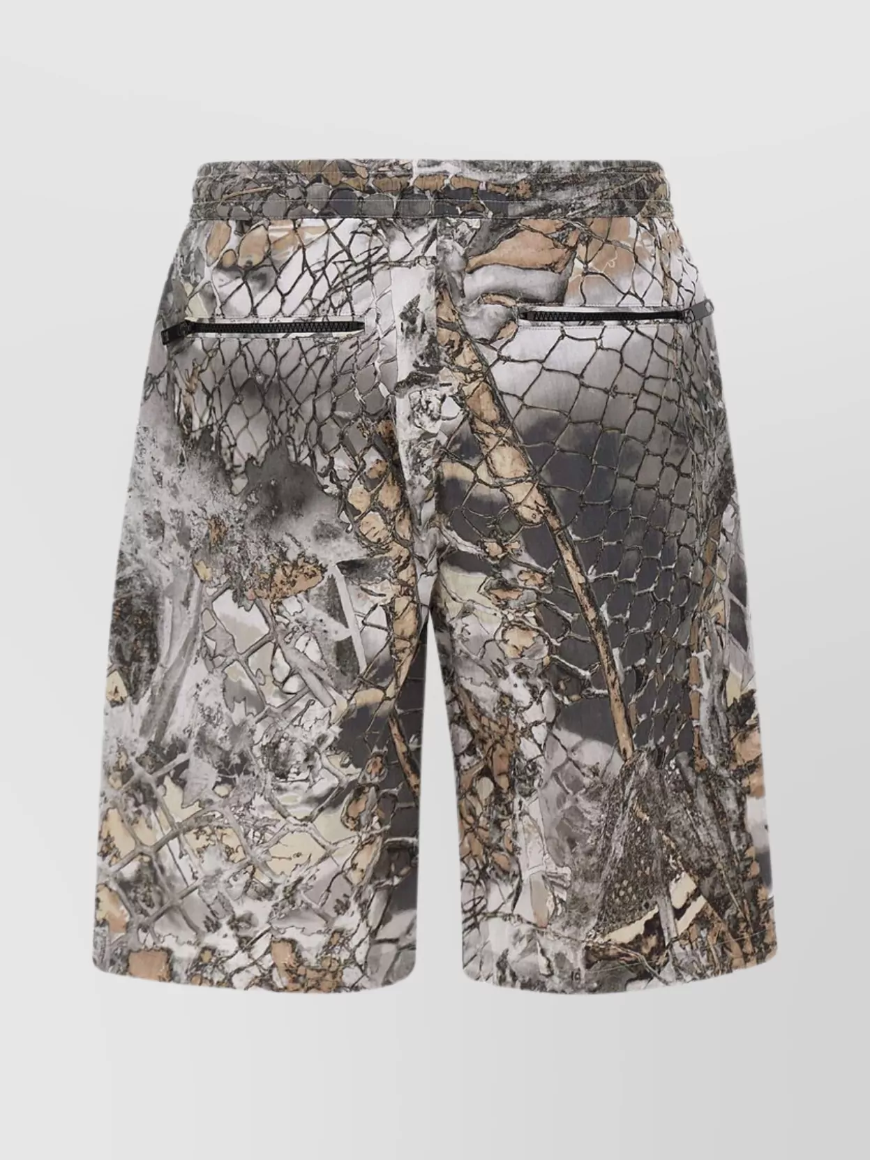 Shop Diesel "snake Scales And Tropical Flowers" Shorts