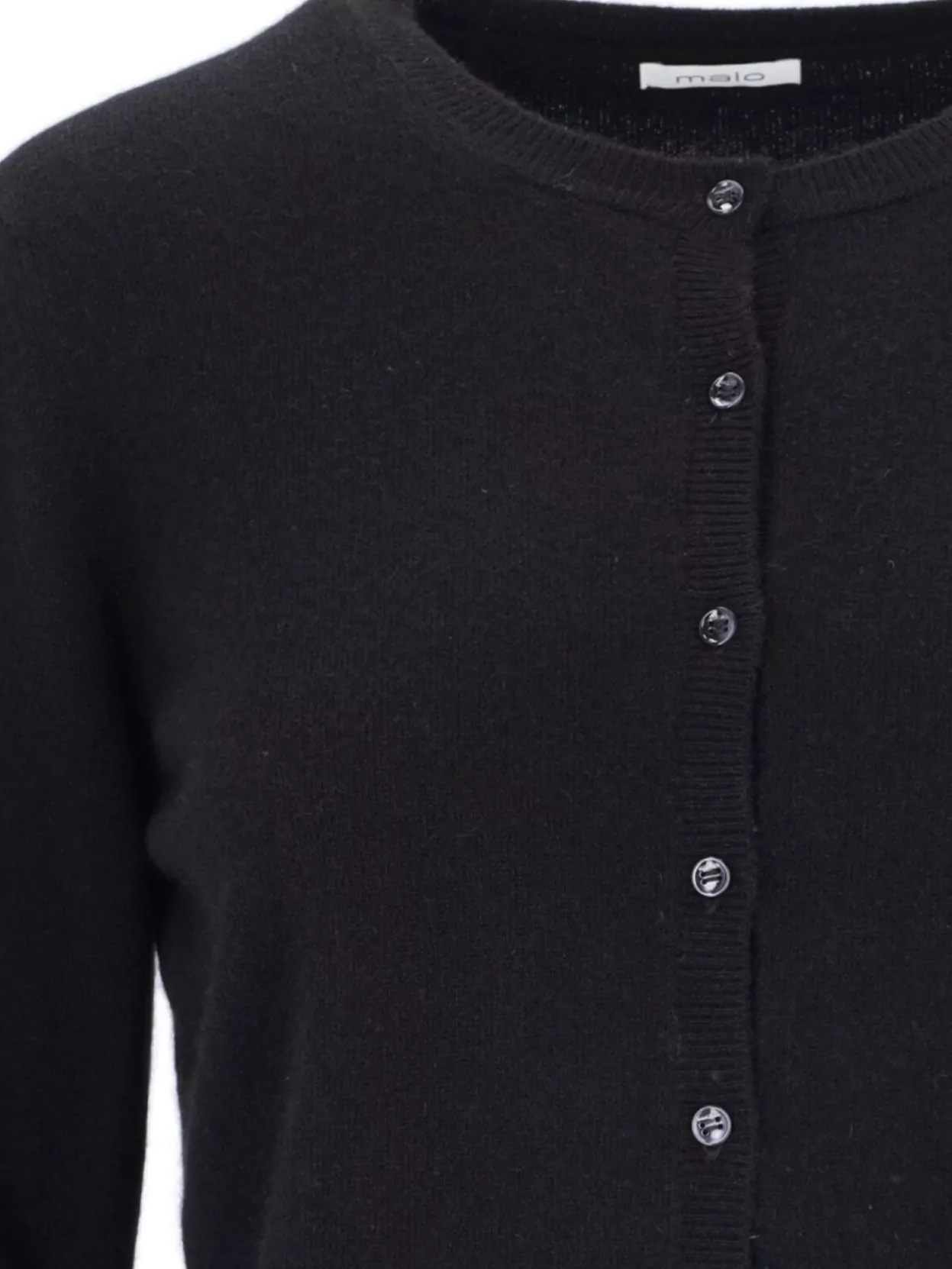 Shop Malo Ribbed Crewneck Knitwear Long Sleeves