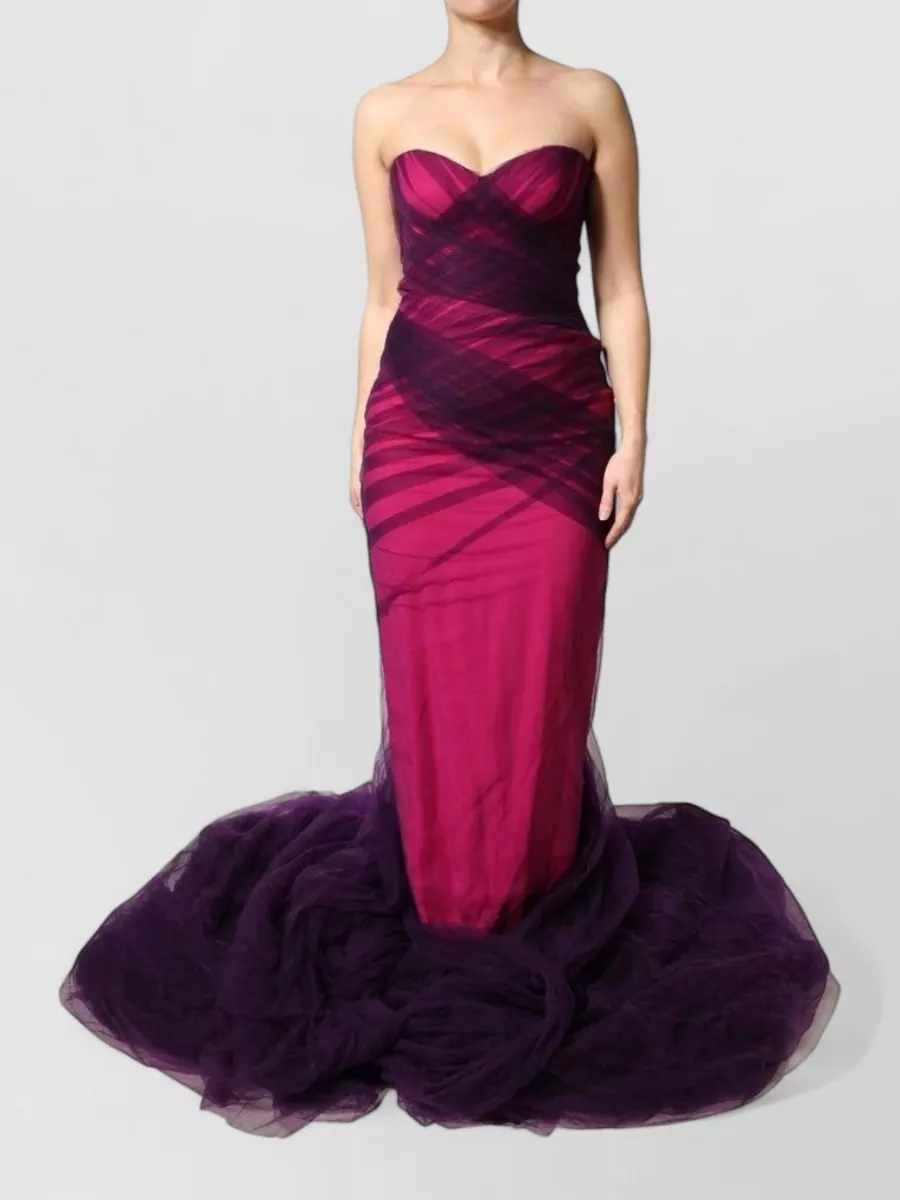 Dolce&Gabbana Strapless Sheath Gown