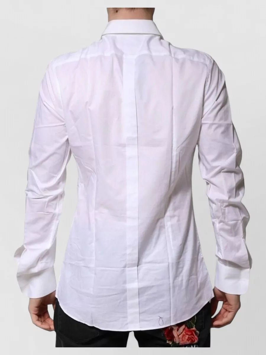 Dolce&Gabbana Cotton Poplin Long-Sleeve Shirt