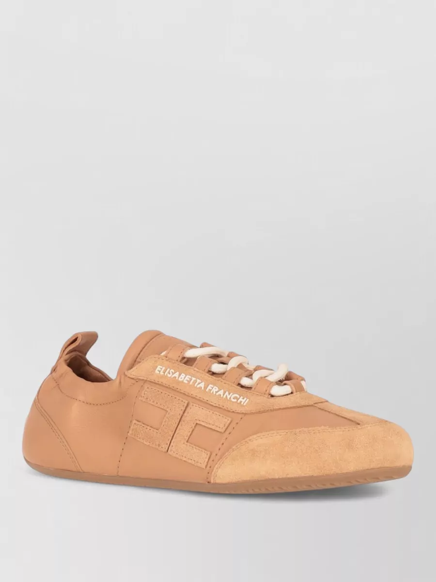 Elisabetta Franchi Leather Lace-Up Shoes