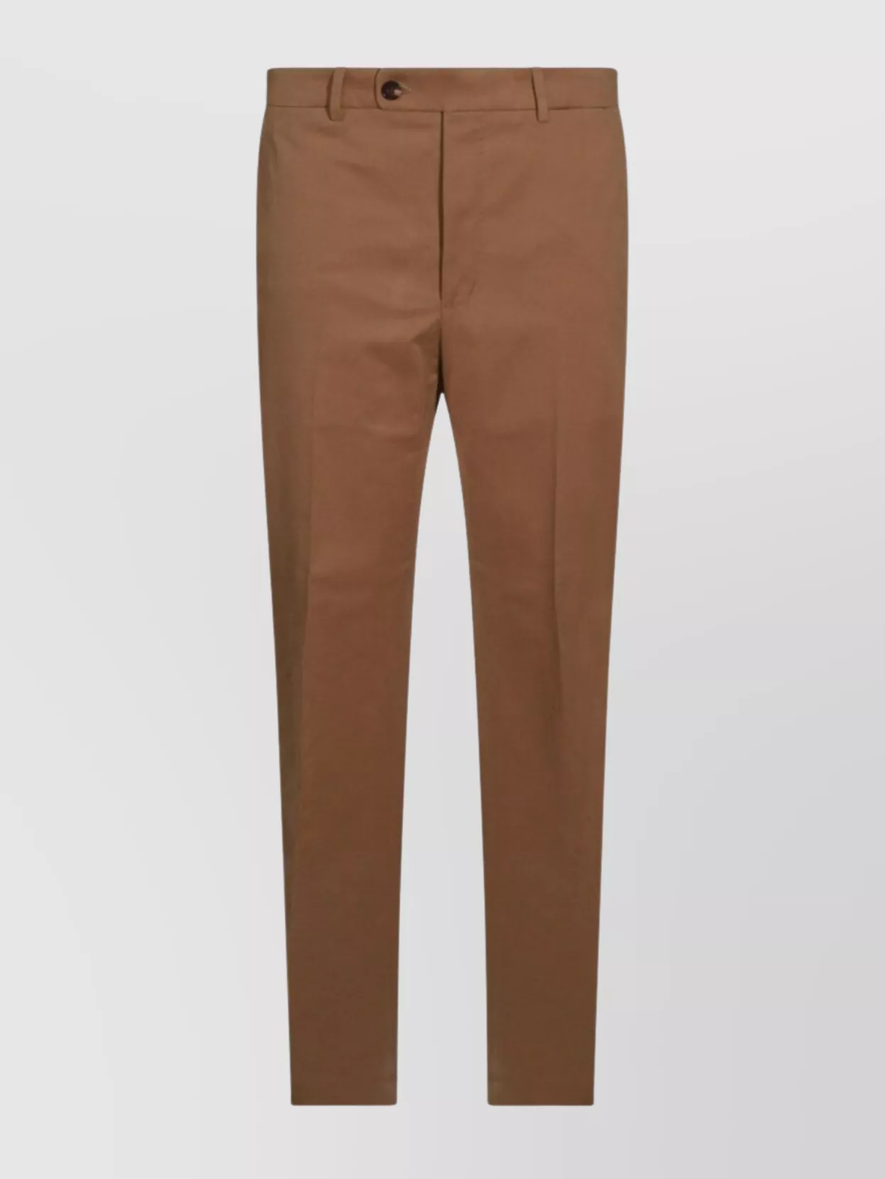 Incotex Relaxed Trousers With Front Pleats And Pockets In Brown